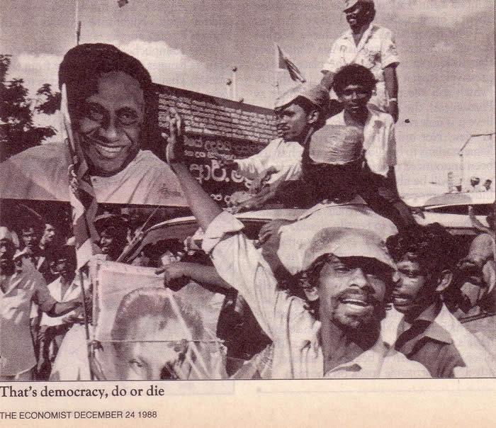 Economist Dec 24 1988 Sri Lanka presidential election
