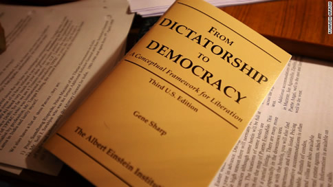Political Scientist Gene Sharp wrote a manual on how to overthrow dictatorships