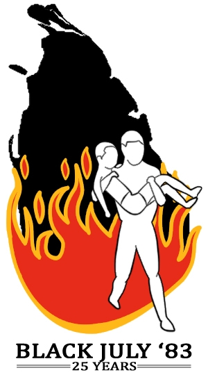 Black July 1983 campaign logo