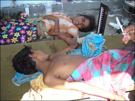 IDPs killed by SLA shelling Kathiraveli School November 8, 2006 - 'TamilNet'