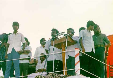 Prabakaran at Suthamalai 1987