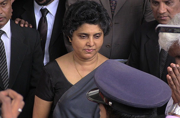 Sri Lankan Chief Justice, Shirani Bandaranayake 