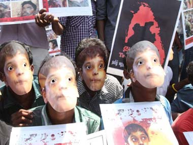 Protests in Chennai on Sri Lankan genocide: Firstpost