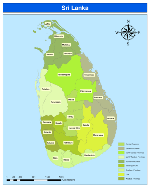 Districts of Sri Lanka