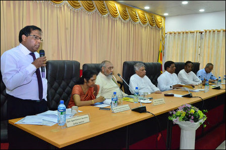 SL PM and NPC CM at Jaffna District Secretariat