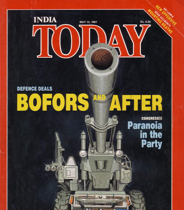 India Today cover May 15, 1987 Bofors