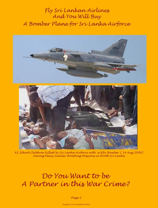 Sri Lankan Airlines Boycott Flier Page 2