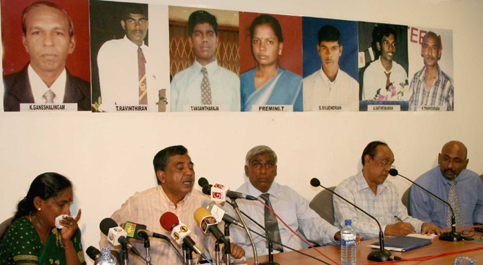 7 TRO humanitarian workers abducted & killed in Sri Lanka January 2006