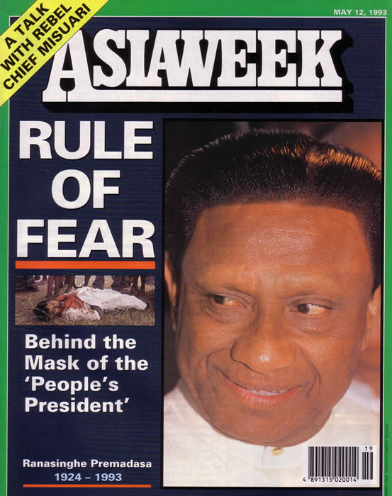 Asiaweek May 12 1993 Premadasa