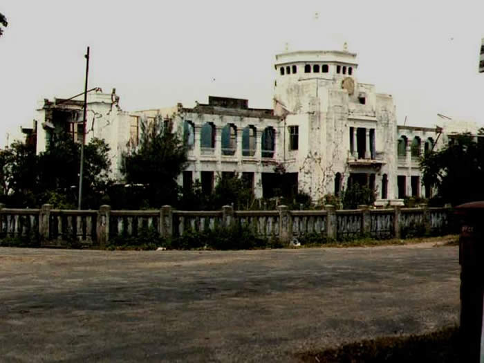 Jaffna Public Library after destruction in 1980
