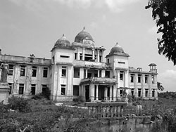 Burned Husk of the Jaffna Public Library 1981