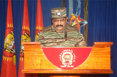 Tamil National leader Vellupillai Pirapakaran 2008 Heroes' Day speech Prabakaran