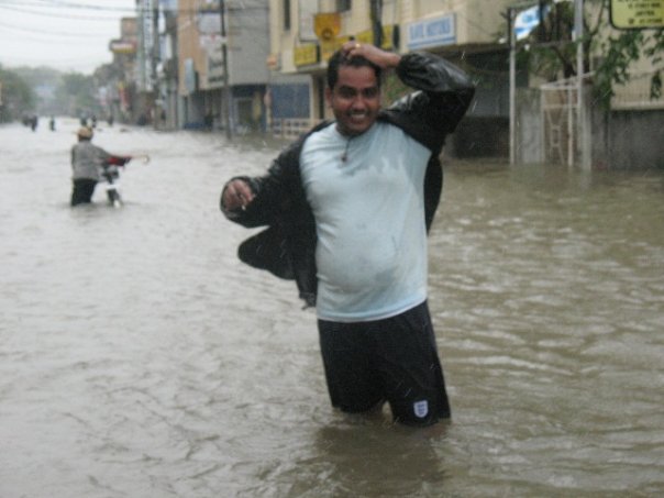 Stanly Road Jaffna after Cyclone Nisha November 2008