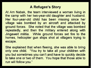 A Refugees Story text box