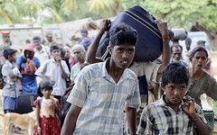 Vanni Tamil IDPs Sri Lanka February 2009