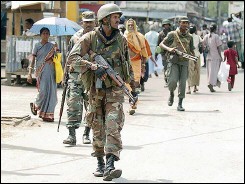 Soldier in Jaffna May 2006