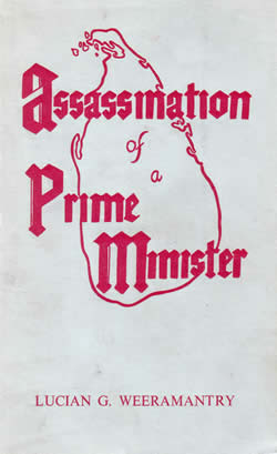 Lucian Weeramantry Assassination of a President book cover