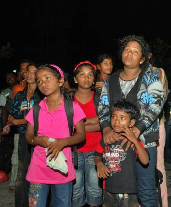 Tamil refugees from Sri Lanka in Indonesia April 2010