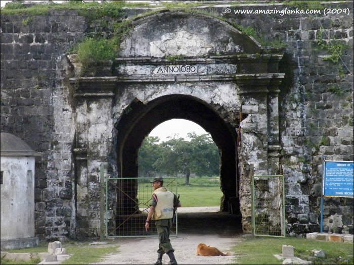 Entrance of the Jaffna Fort 2009