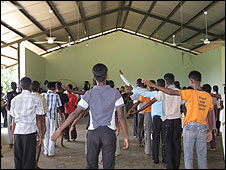 Detainees undergoing training courses in Sri Lanka