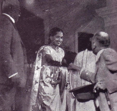 Sirimavo Bandaranaike on her wedding day in 1940 from 1986 memoir of Yasmine Gooneratne
