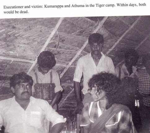 Kumarappa & Athuma in the Tiger camp 1988.  Within days, both would be dead. Jon Lee Anderson
