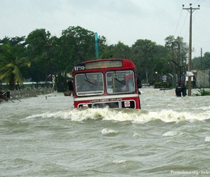 Floods in Batticaloa Sri Lanka January 2011