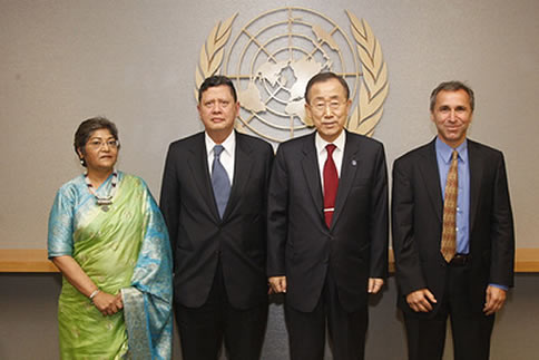 Panel of Experts on Sri Lanka with UNSC Ban Ki-moon April 2011 UN News Centre