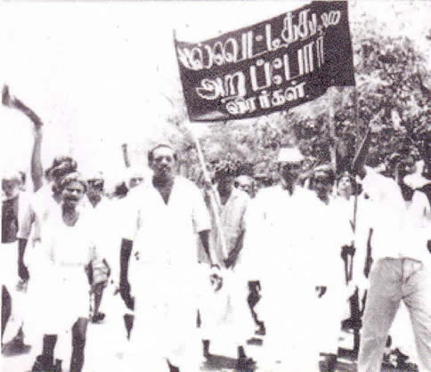 Satyagraha participants from Valvettithurai April 1961 Jaffna Tamil