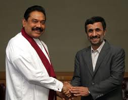 Rajapakse of Sri Lanka and Ahmadnedijad of Iran date unknown