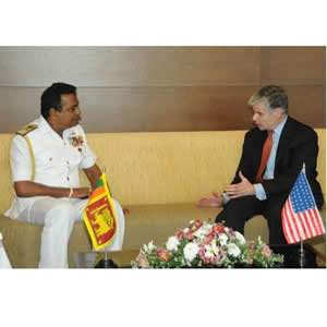 DAS Ghivan meets with Navy Commander Dissanayake (State Dept.) May 2012