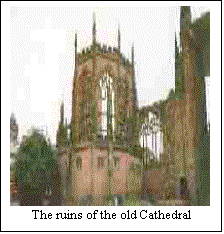 Text Box:   The ruins of the old Cathedral