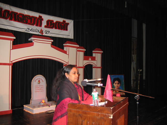 Pathmini Sithamparanathan, MP Dec. 2005
