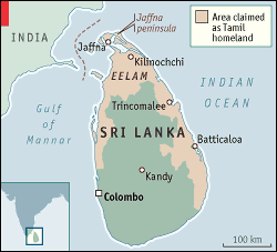 Sri Lanka & the Tamil homeland (The Economist 2005)