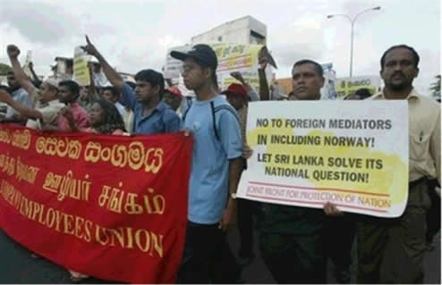 Colombo demonstration October 2006