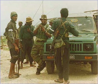LTTE Fighters in action