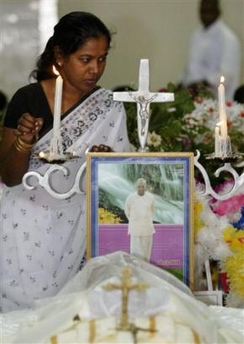 Funeral of Joseph Pararajasingham