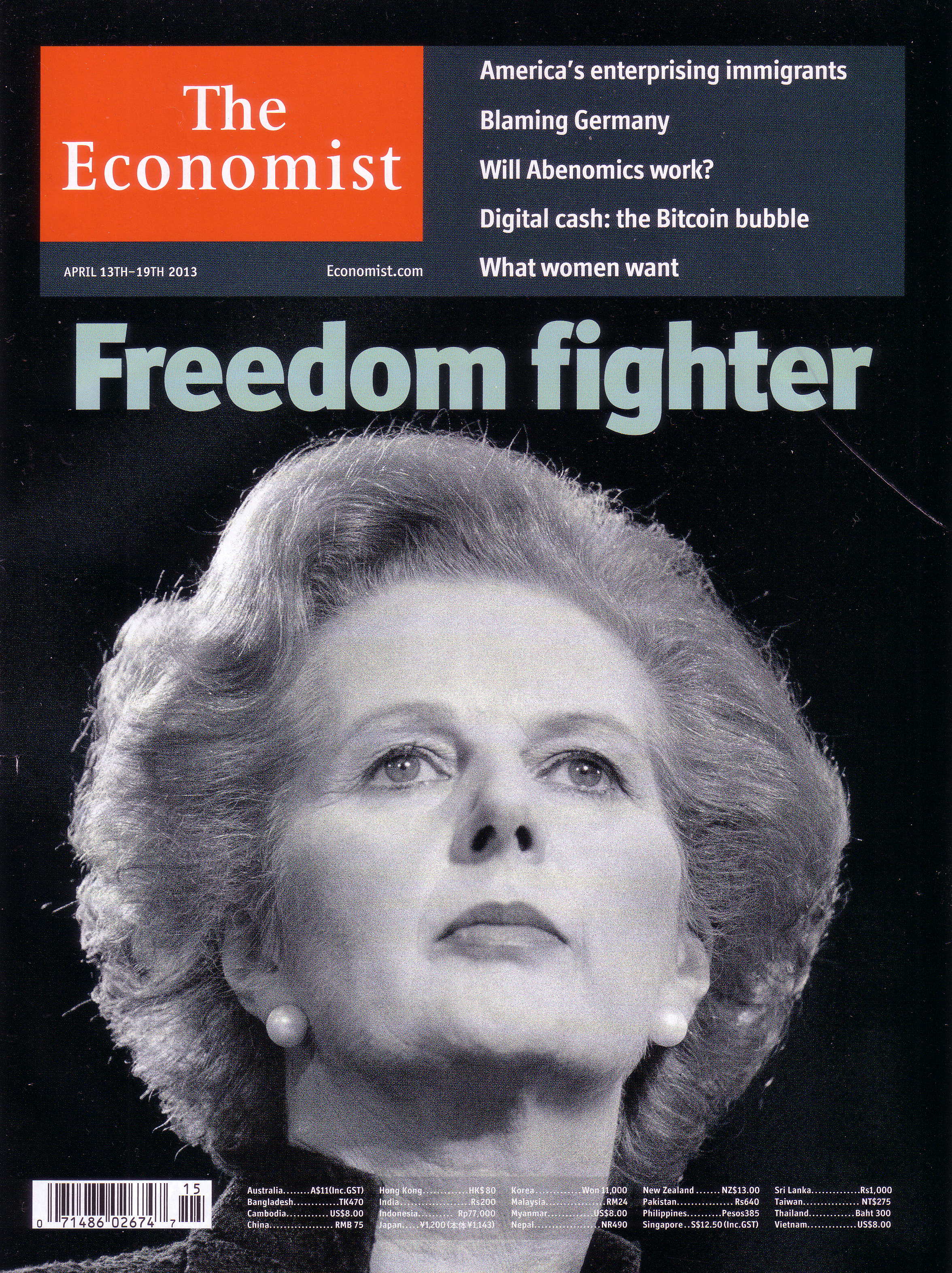 Thatcher freedom fighter Apr 13 2013