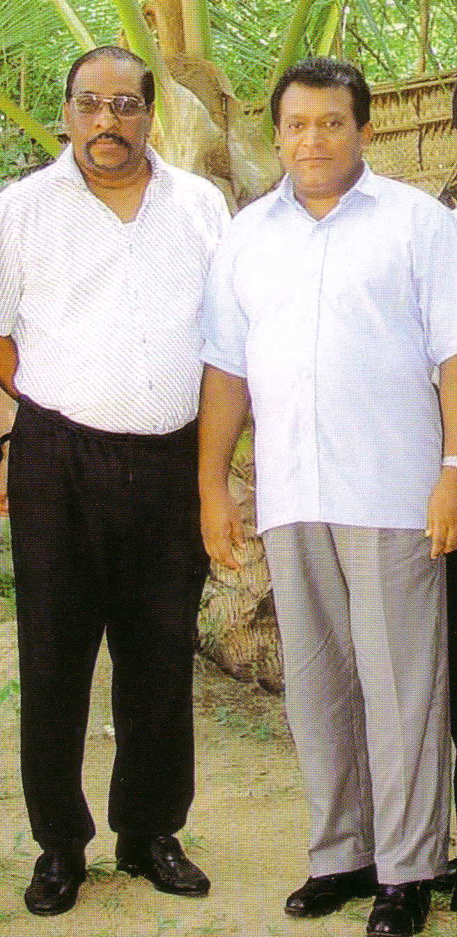 A. Balasingham and V. Prabhakaran in 2002