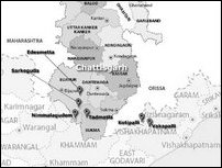 New Delhi’s ‘counterinsurgency’ war-region in southern Chattisgarh