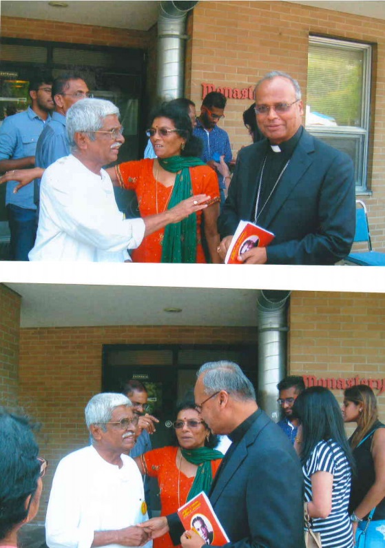 Eelaventhan with Chennai Bishop B